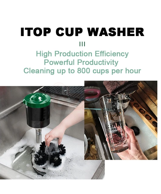 GZZT High Efficiency Cup Washer Commercial Washing Machine Dishwasher Glass  Washer Restaurant Kitchen Appliance - AliExpress