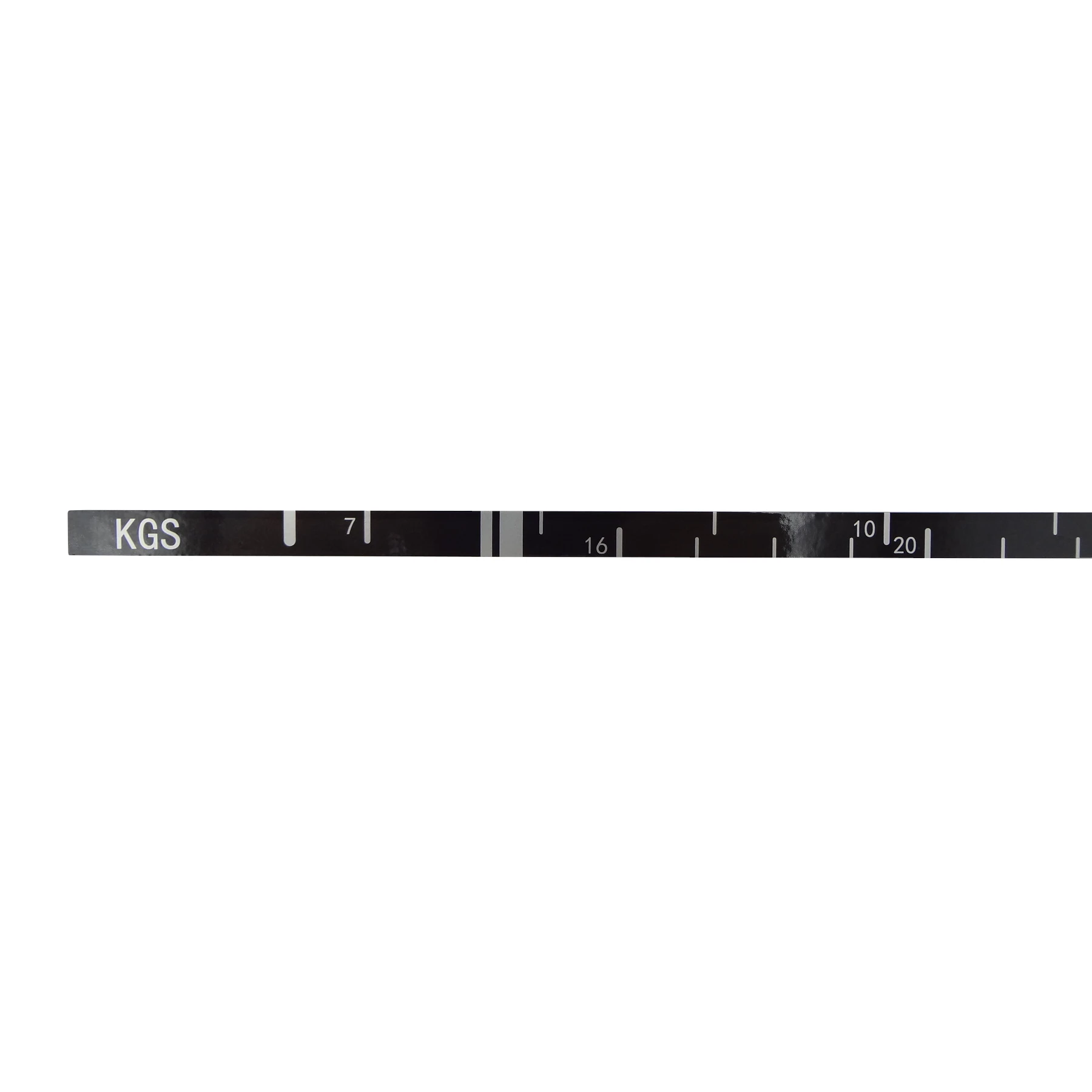 AEF Drop Weight Stringing Machine Sticker / LBS & KGS