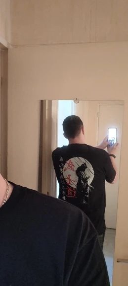 Samurai T Shirt Oversized Pump Cover for Gym