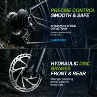 Vélo de montagne électrique Varstrom 27,5 pouces, batterie amovible 36V 15Ah, moteur arrière 250W, vélo électrique adulte eMTB, freins à disque hydrauliques, nouvelle version 2026 6