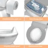Baby Potty Toilet Seat Realistic Potty Training Seat for Toddlers Boys Girls With  Wipe Storage Music Playing Function 6