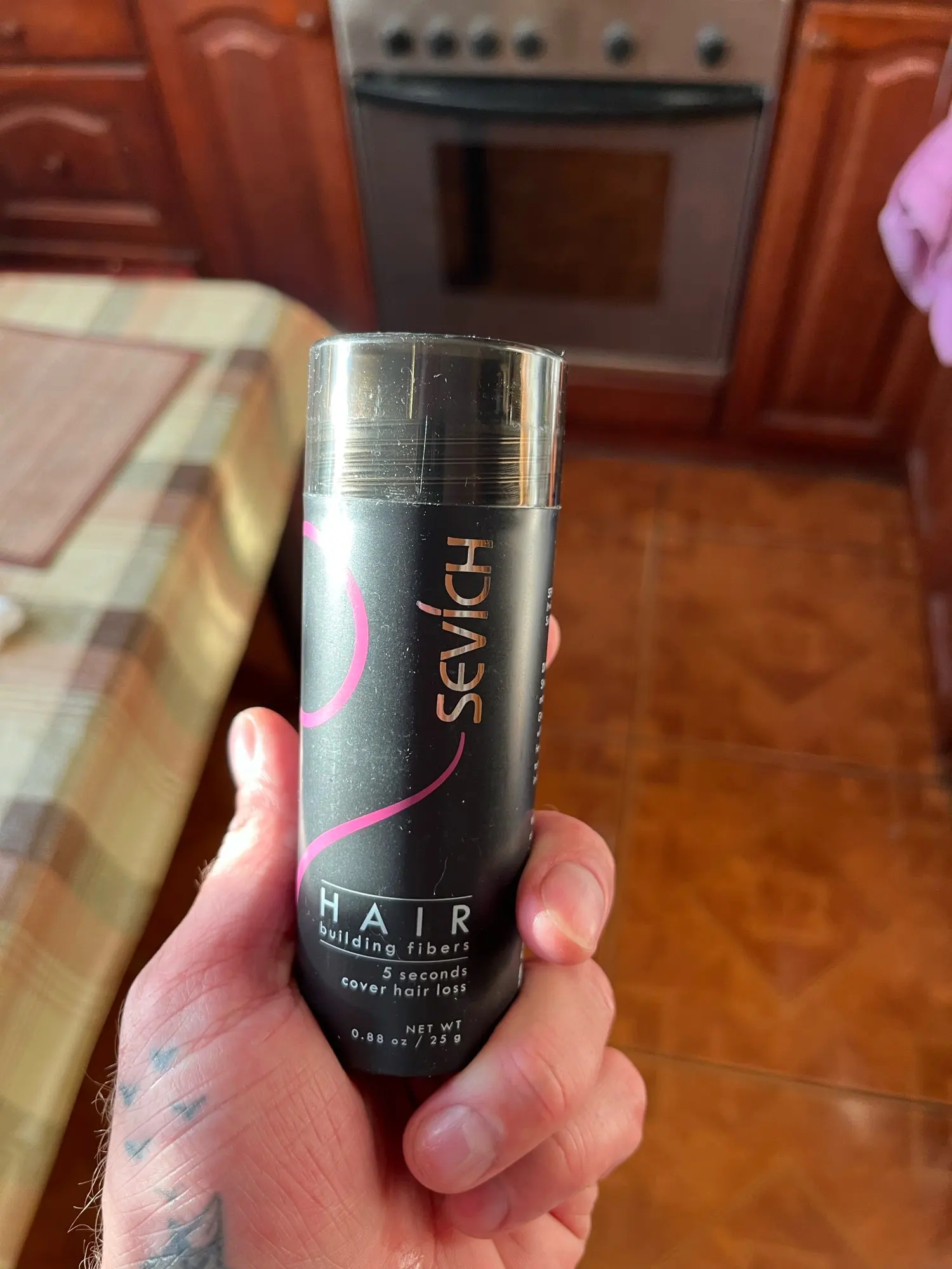 Maquiagem para Cabelo – Disfarce para Calvície HairFiber™ photo review