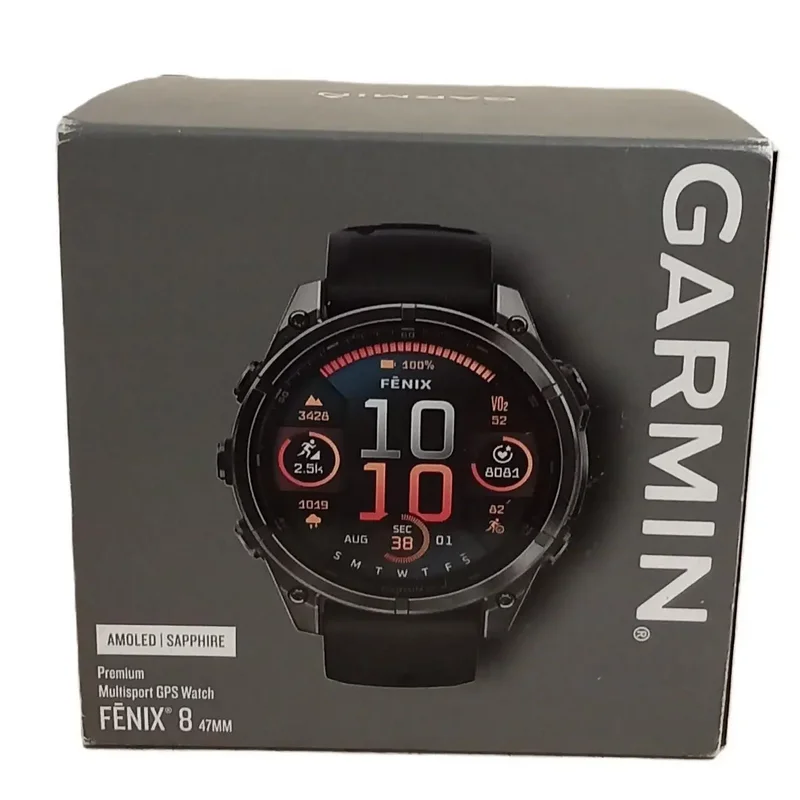 SALES Garmin Fenix 8 Sapphire Akıllı Saat Sporcular için AMOLED Ekranlı GPS Saat 51mm Fitness Takip Cihazı Açık Hava