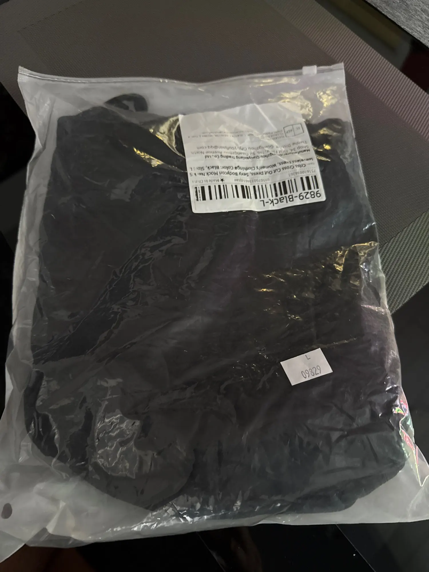 Criss Cross Cut Out Dress, Sexy Bodycon Mock Neck Sleeveless Dress, Women's Clothing photo review