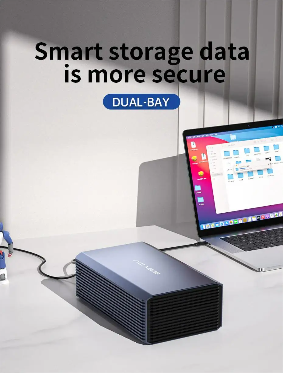 Array, Gabinete SATA com Função RAID, Caixa USB, 2.5