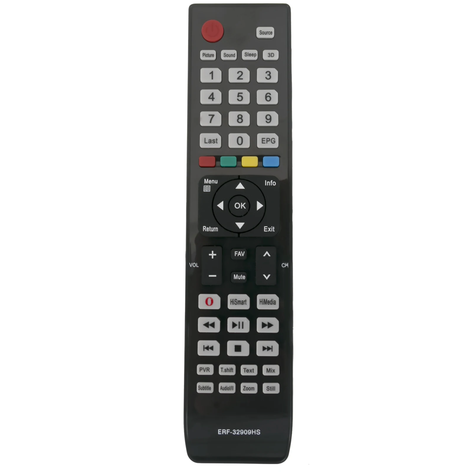 AULCMEET Télécommande De Rechange Pour TV Hisense - Modèles ERF3C80, ERF3C80-0012