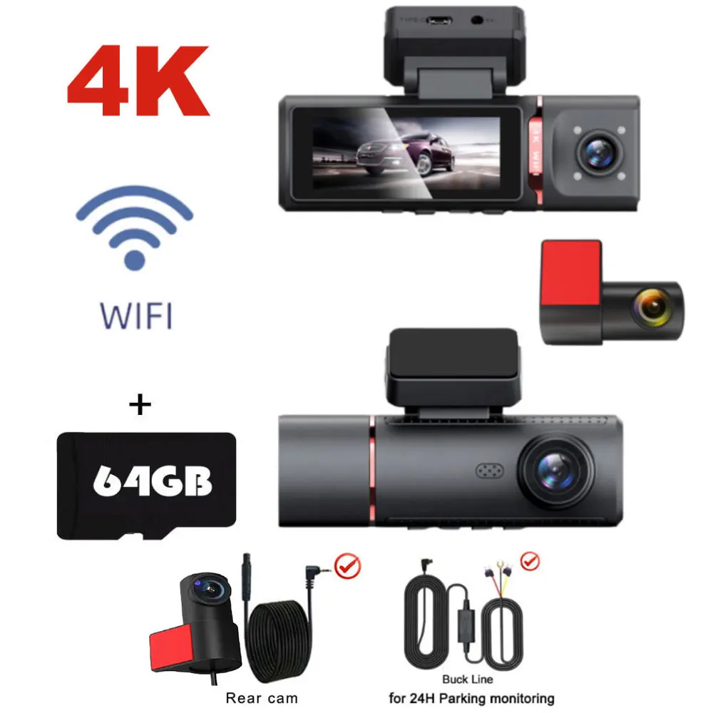3 Cam With 64G Card
