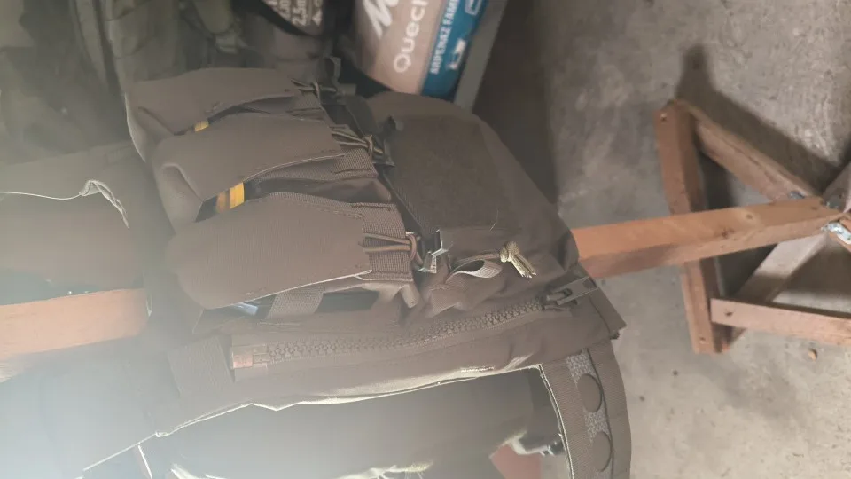 Assault Adapt Banger Back Panel Zip On Rear Pack Tactical Vest FCPC V5 Plate Carrier Accessories Bag GP Pouch Multitools Pocket