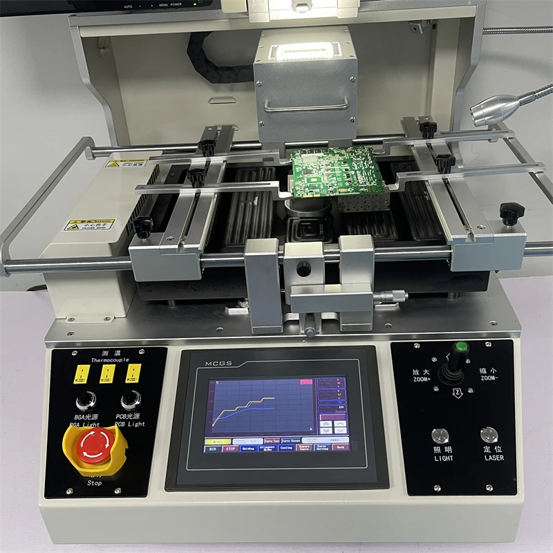 LYBGA 새로운 G700 광학 정렬 BGA 리워크 스테이션 PCB 칩 CI 보드 수리를 위한 열풍 고정밀 납땜 기계