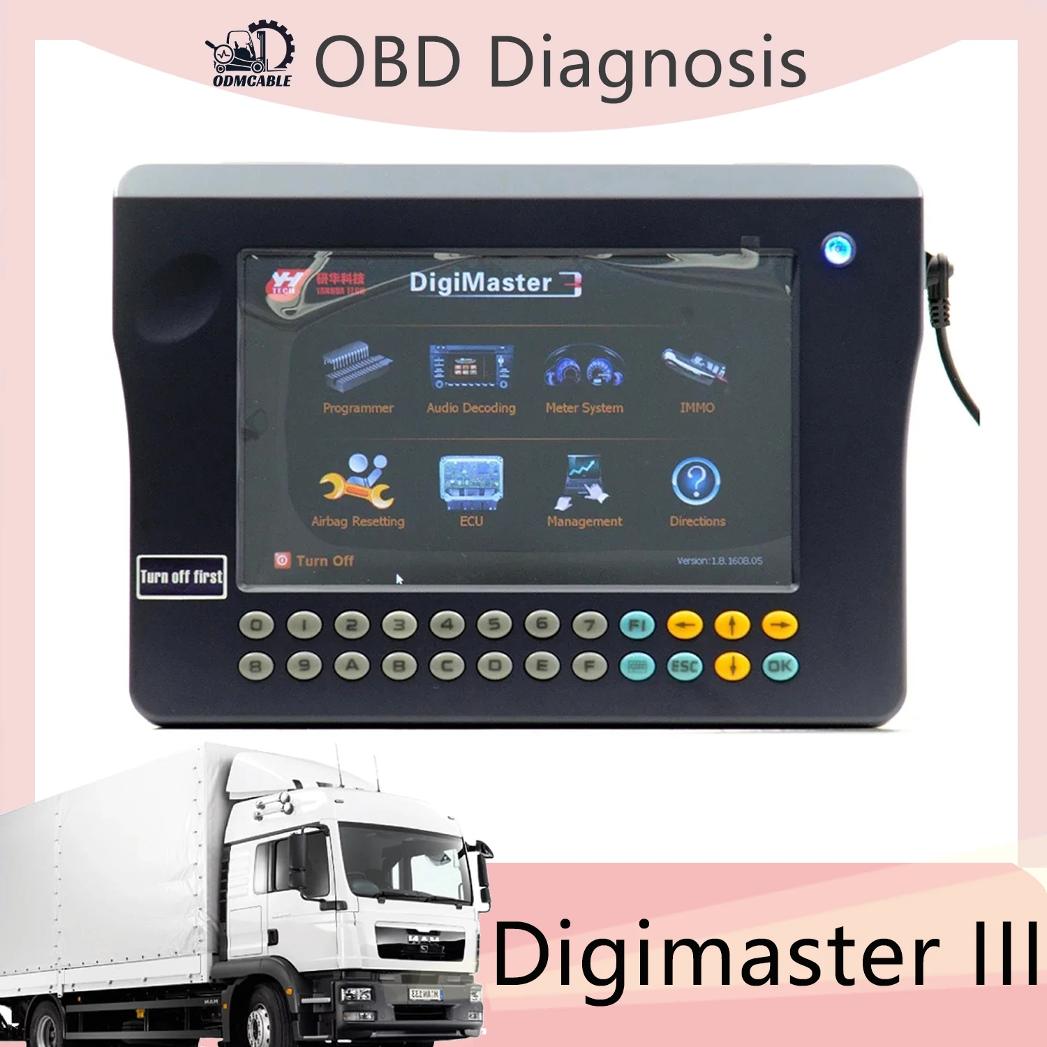 

Yanhua Digimaster 3 Unlimited Token Verison Digimaster III for BMW CAS1/CAS2/CA3/CAS4+ Cluster Calibration / Key Programming