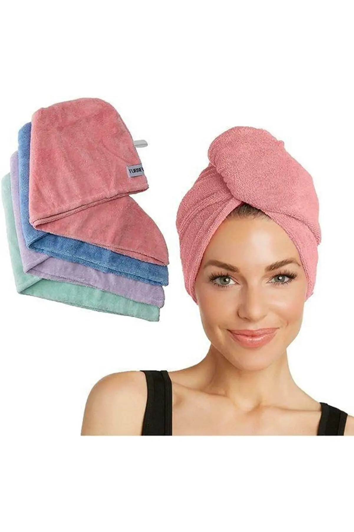 

Mariva home Pink Hair Towel, Hair Cap, Bath Sea And Pool Post For Beach❤️Saçlara masaj Dükülmeye against Çüzüm