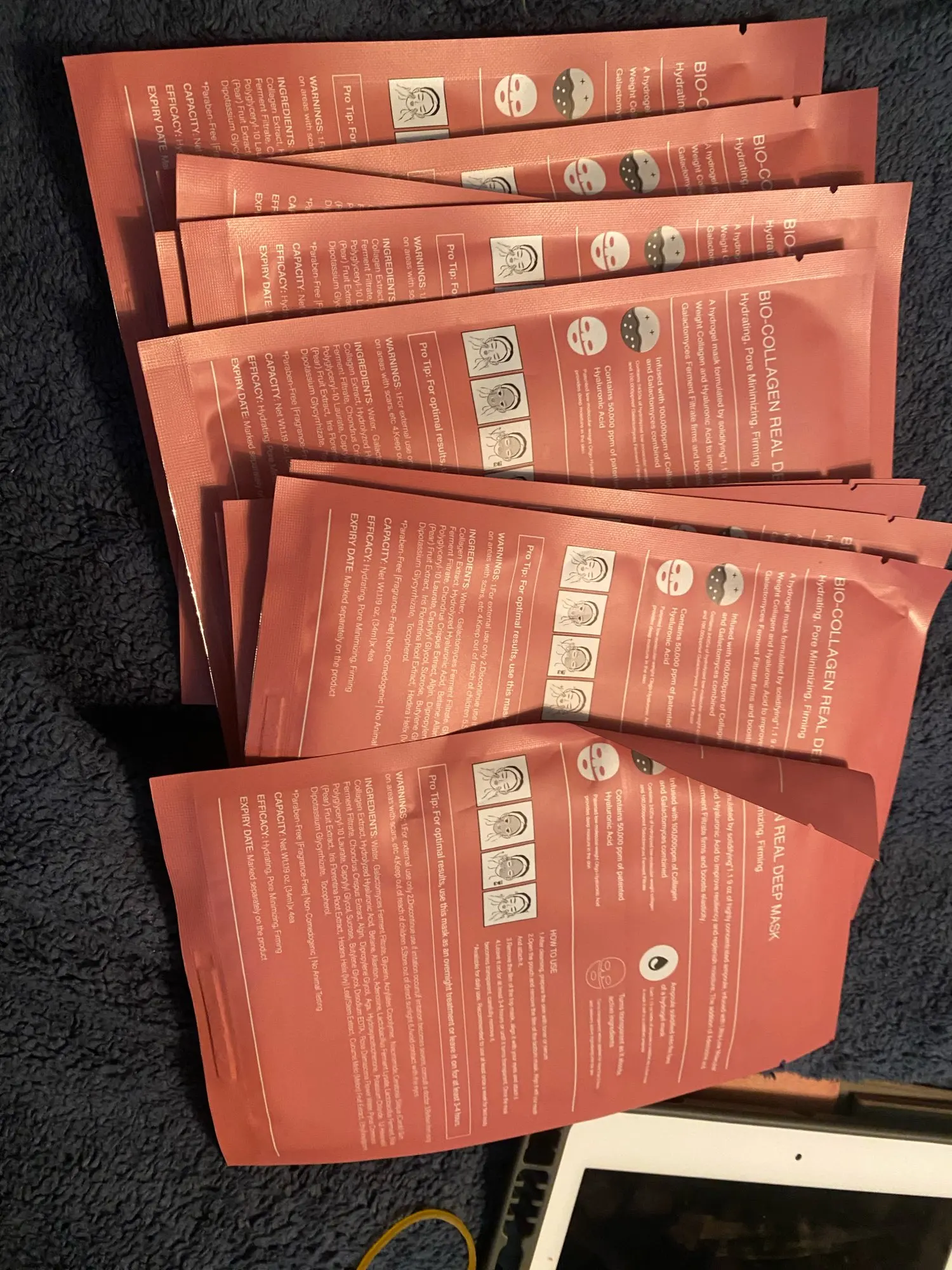 Bio Collagen Face Mask - Deep Hydration, Pore Shrink & Brightening Power!