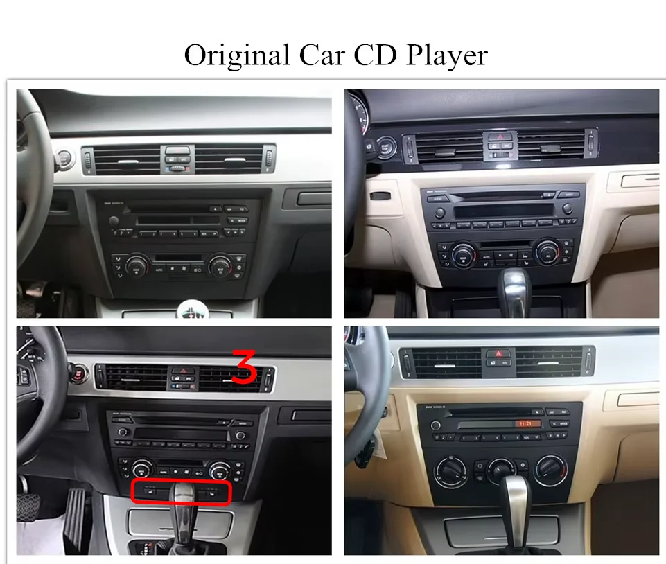 DUDUAUTO DUDU3 DUDU7 9" 9,5" Wireless Carplay Android Auto Autoradio für BMW 3er-Reihe E90 E91 E92 E93 2005-2013 Intelligentes Autosystem Multimedia GPS Navi 4G – Detail 2