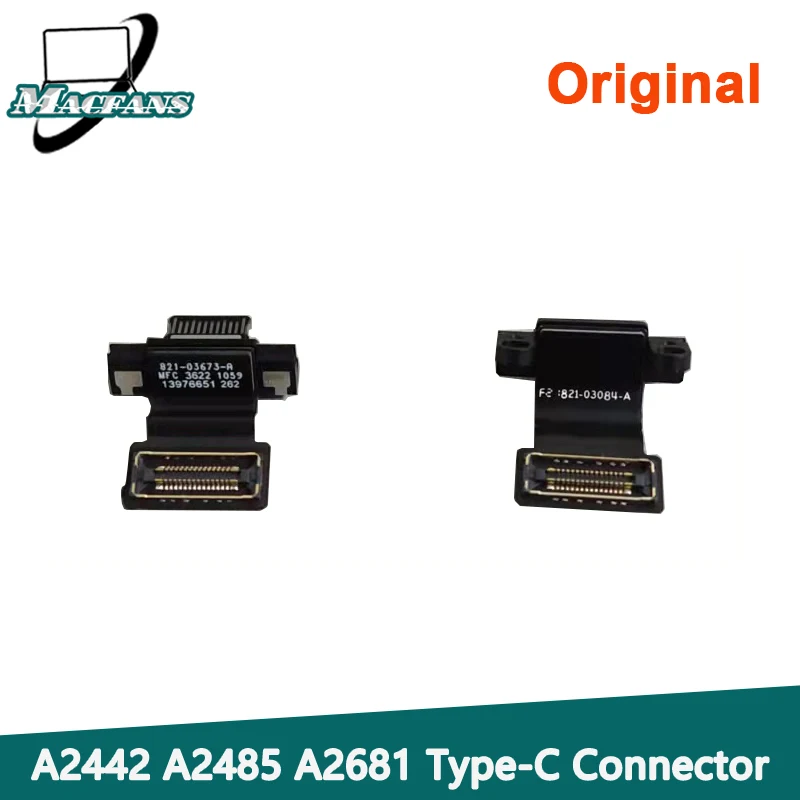 Nuovo Connettore Jack Di Alimentazione Originale A2681 A2442 A2485 Per Macbook Air 13 Pro 14 16 "A2681 Connettore Di Tipo C Muslimate