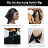 Goiple Edge Control Wax for Women Strong Hold Non-greasy Edge Smoother Gel with Brush Silky Satin Edge Laying Scarf for Lace Wig 5