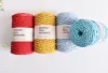 KNOTITUDE 3mm Cotton Macrame Cord 130m a Roll Hand knitting yarn Hand Crochet yarn Bag crochet yarn 100% high quality cotton 4