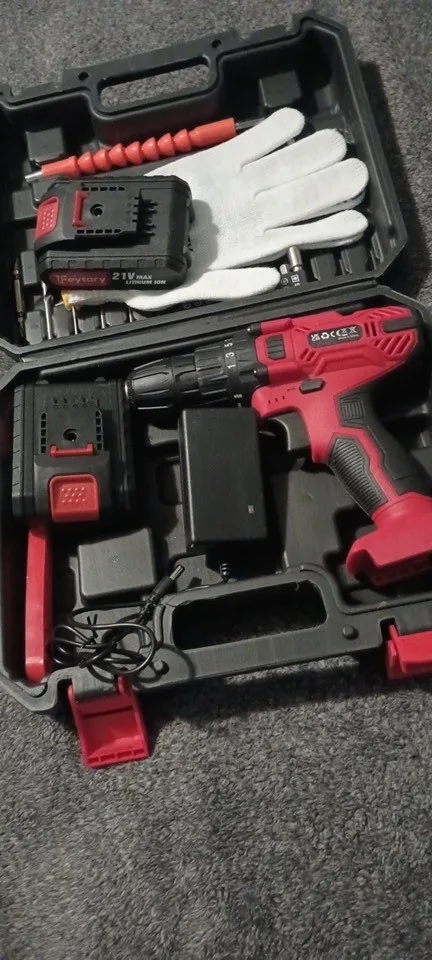 DayPlus 21V Cordless Power Drill, 3/8" Handheld Screwdriver Drill Set with 25+1 Torque Setting,1.5AH Li-ion Battery&Fast Charger photo review