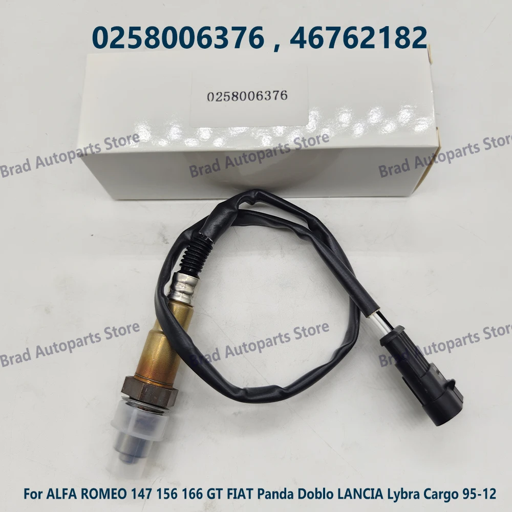 

0258006376 46762182 Oxygen O2 Sensor Front For ALFA ROMEO 147 156 166 GT FIAT Panda Doblo LANCIA Lybra Cargo 95-12 High Quality