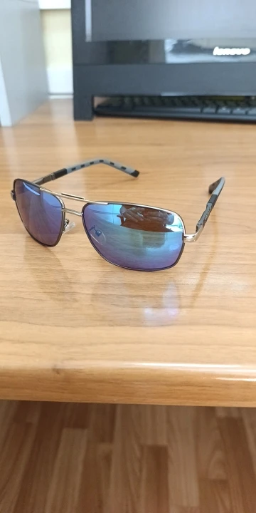 AOWEAR Men's Polarized Mirrored Sunglasses for Men Women Luxury Quality Retro Rectangle UV400 Driving Sun Glasses gafas de sol photo review