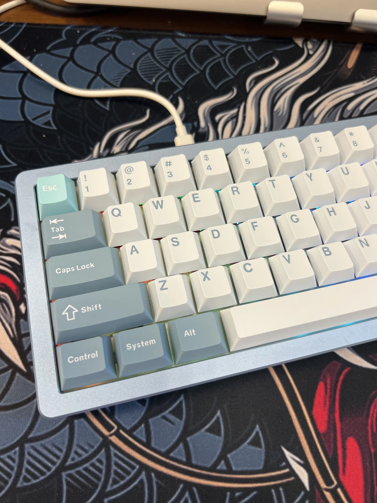 Беспроводная механическая клавиатура XINMENG M71, трехрежимная RGB ...
