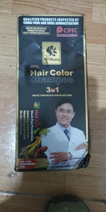 Hailicare® 500ml Permanent Hair Color Shampoo Exclusive Organic Hair Dye photo review