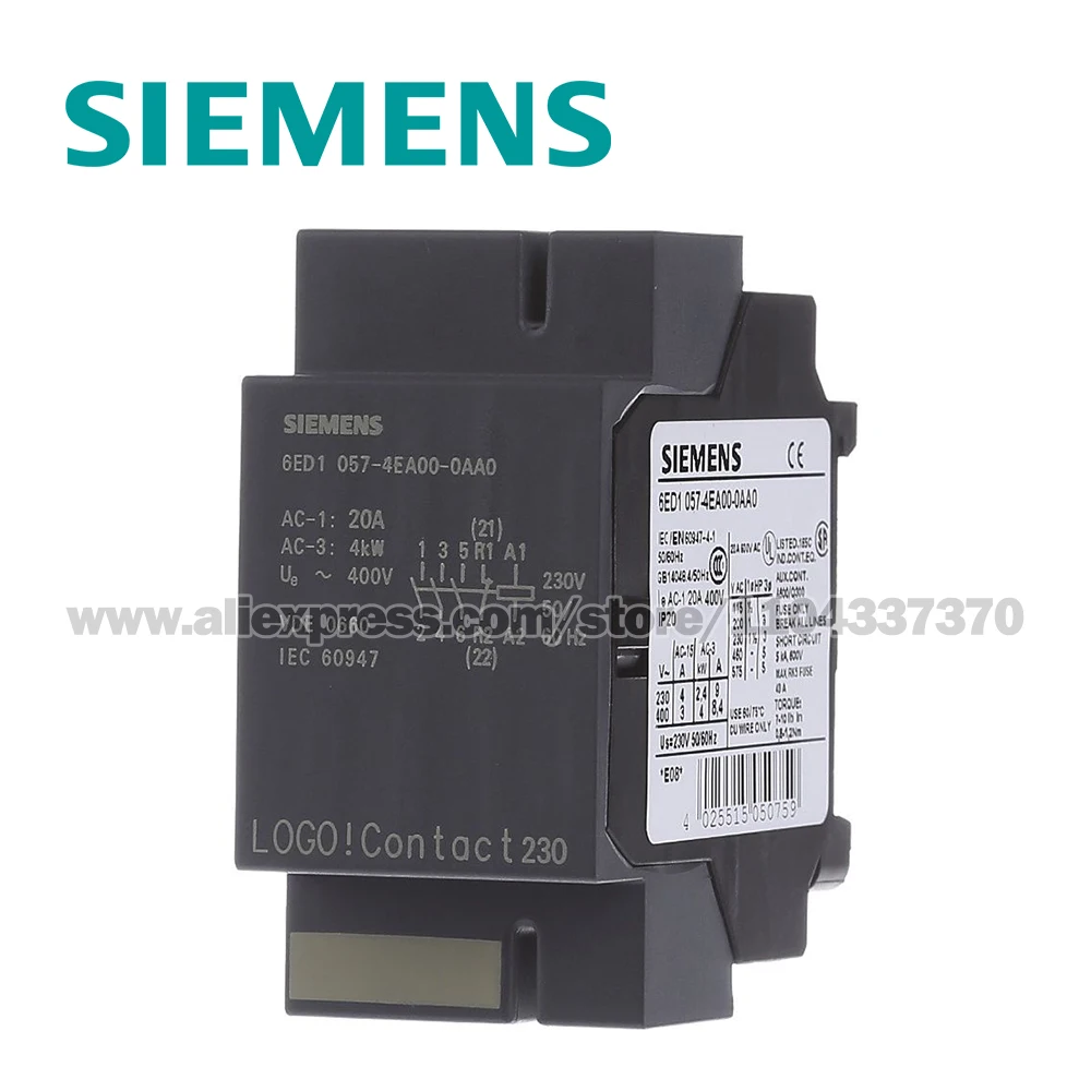 SIEMENS 로고 접촉 스위칭 모듈 24/230 6ED1057-4CA00-0AA0 6ED1057-4EA00-0AA0 6ED10574CA000AA0 6ED10574EA000AA0