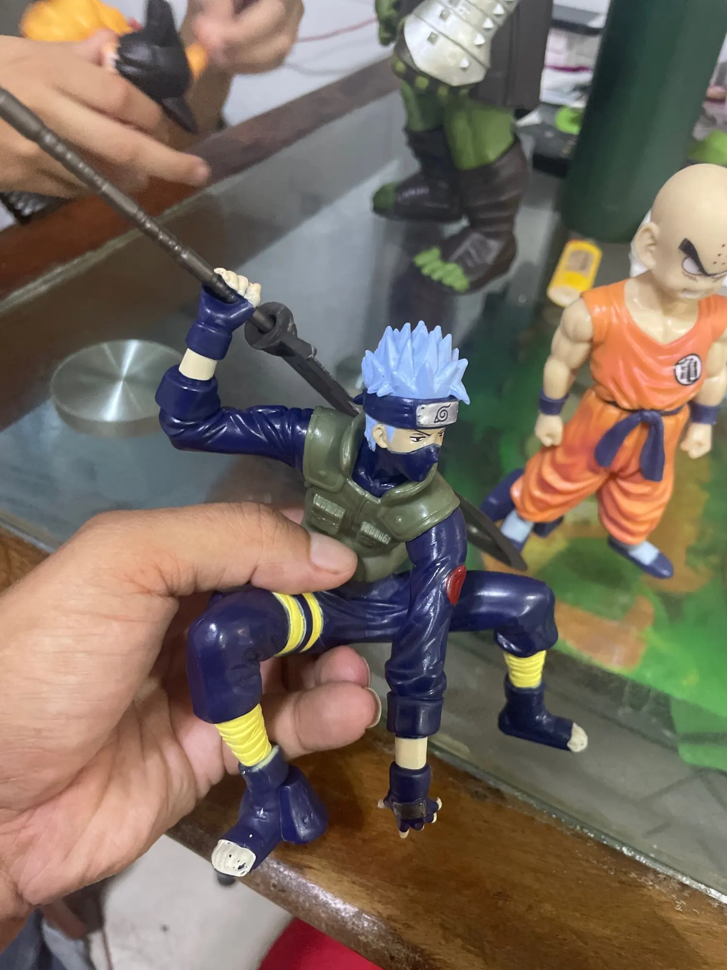 Anime Naruto Hatake Kakashi Figures NARUTO Accessories Action Figure Model Doll Cartoon Kids Children Toys Cool Birthday Gifts photo review