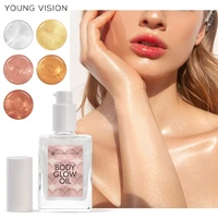 Body Highlighter Oil Shimmering Glow Moisturizing and Lightweight Long-Lasting Radiance Perfect for Full-Body Shine Highlighting 2