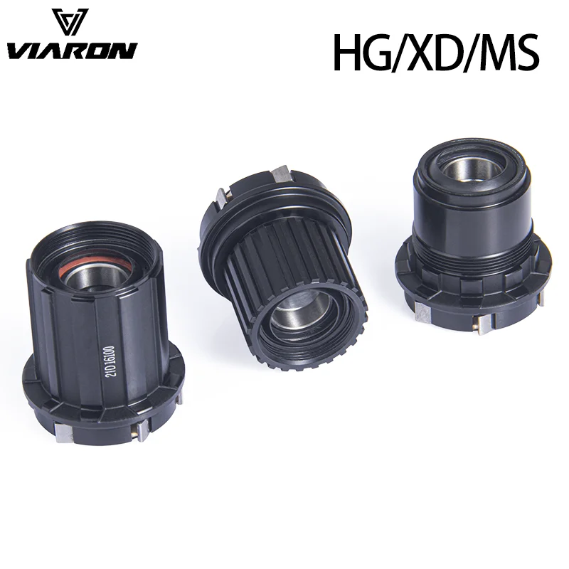 

Viaron MTB 6 Pawls MTB Freehub Body For HG MS XD System Replacement 135x10 QR 142x12 Thru Axle Caps Bearings