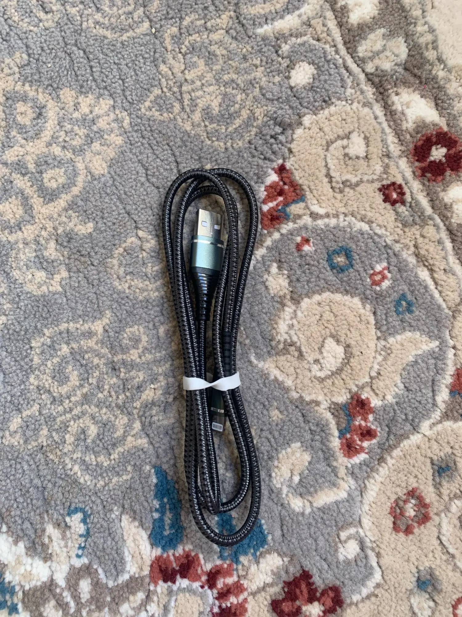 Lightning Cable USB Original Fast Charging Cord for Iphone 14 13 12 11 Pro Max XS X XR 7 8 6 Plus SE Nylon Braided Charger Cord photo review