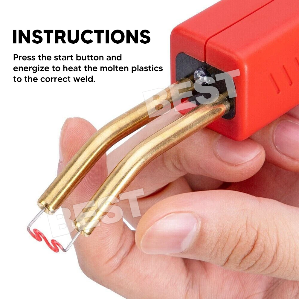 Handy Plastic Welder Garage Tool Bumper Crack Repair Welding Machine Staple Set — view 4