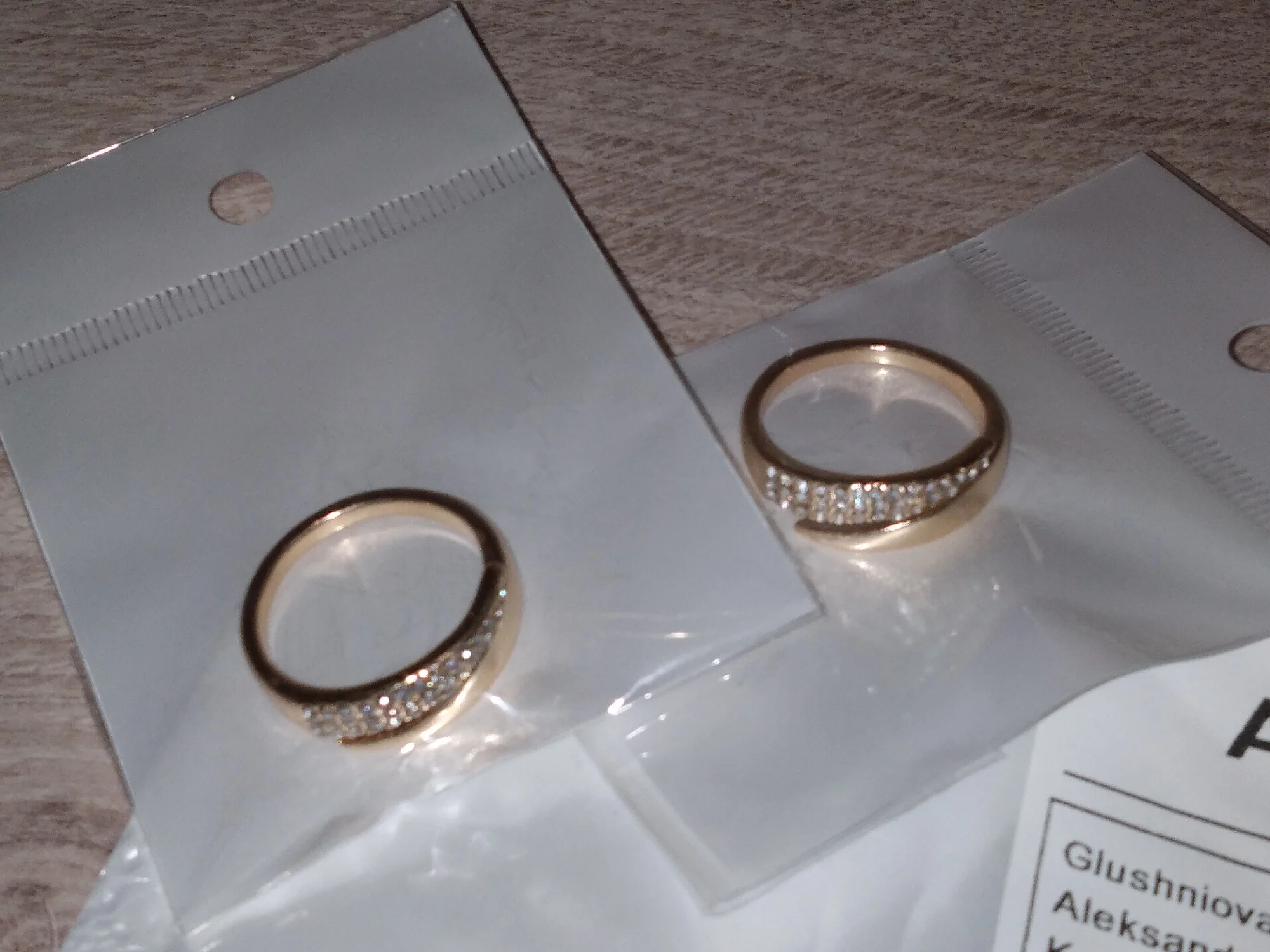 New Stainless Steel 18K Gold Plated Sun Rings for Women photo review