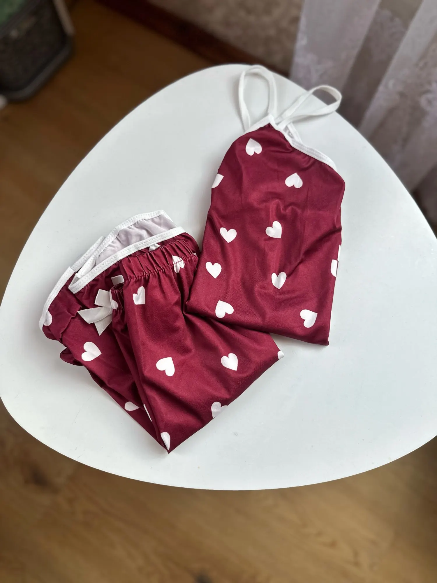 Luxe Spaghetti Strap Summer PJ Set - Breathable Comfort Sleepwear photo review