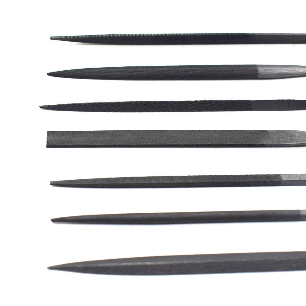 보석 바늘 파일 세트, 금속 유리 돌 나무 조각 공예, 보석 DIY 도구, 140mm, 200mm, 7 개