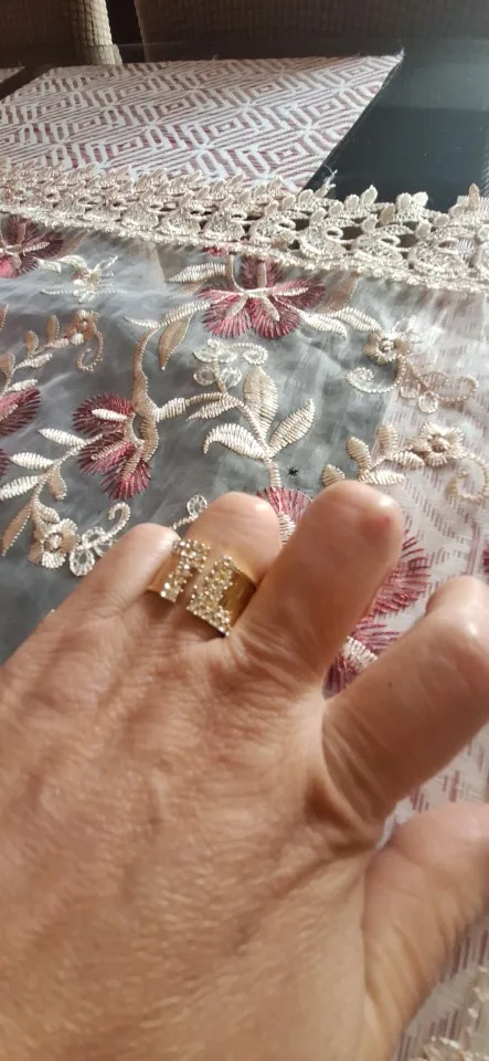 Adjustable Colorful Drip Glaze Ring photo review