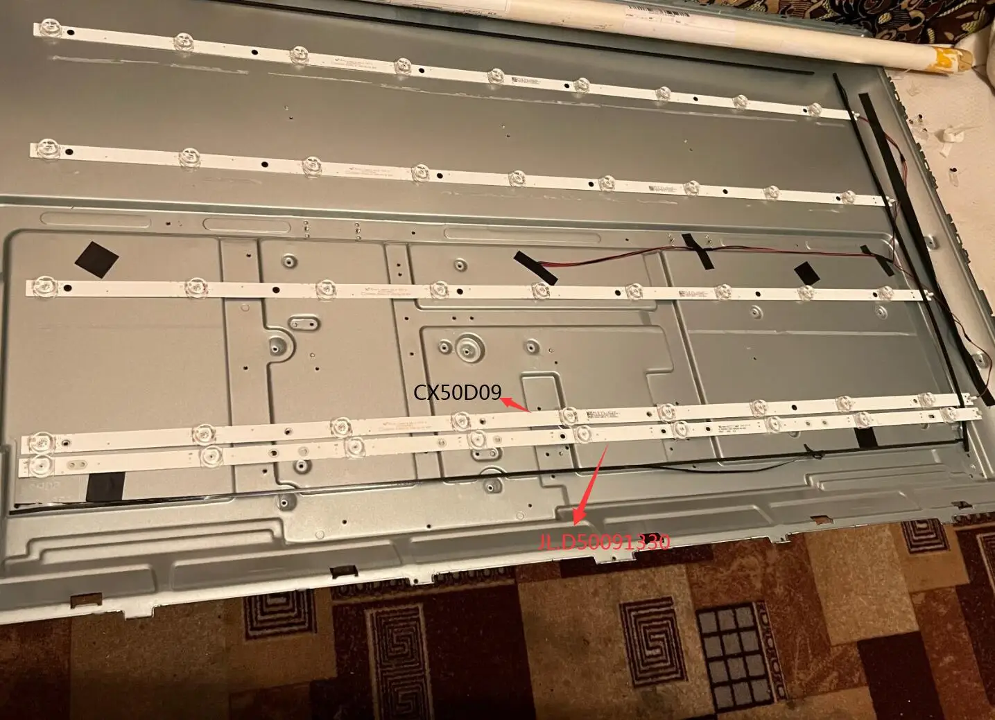 LED Backlight Strip Bar - 9 Lamp for 50
