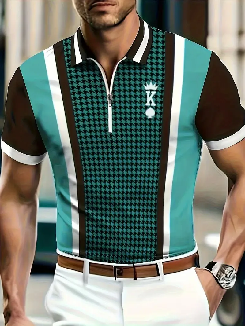 Summer Men's Short Sleeve Polo Shirts Business Casual Large Size casual short sleeved shirt,short sleeved shirt