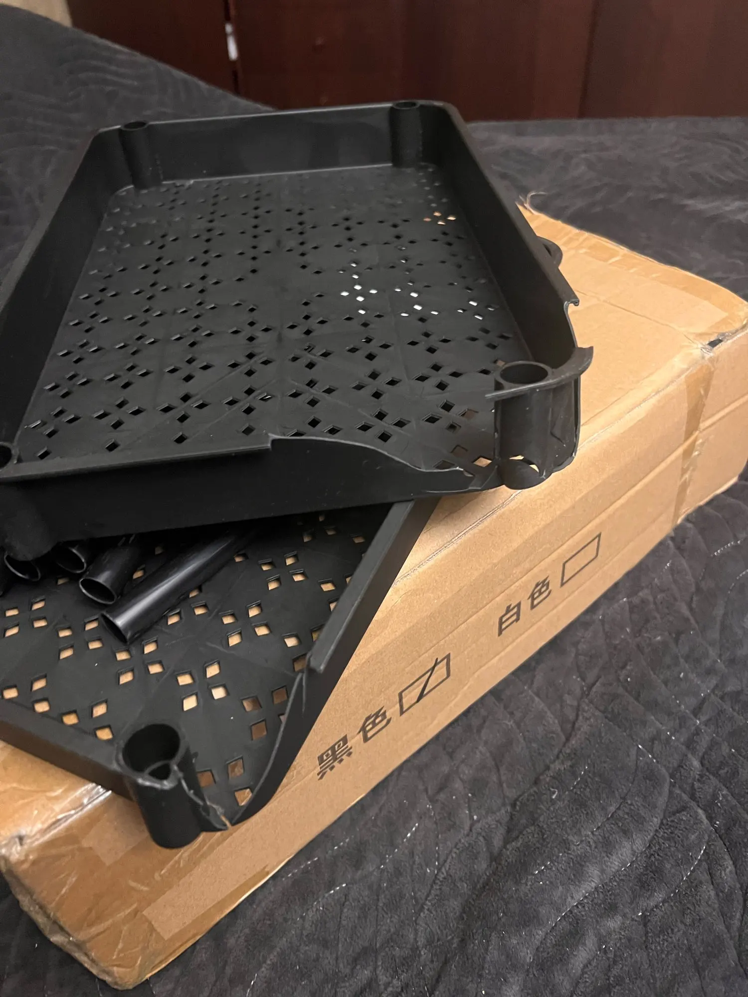 Plastic Rolling Utility Cart with Handle Storage Trolley for Office, Living Room, Kitchen, Movable Storage Organizer with Wheel photo review