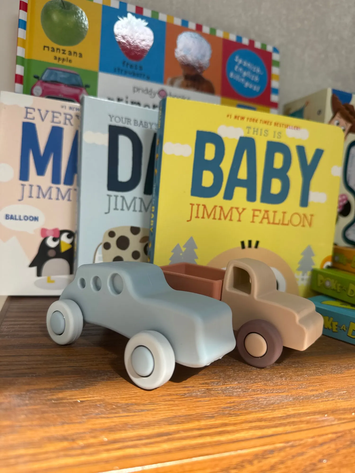 Montessori Baby Silicone Car Toys 0 12 Months Newborn Baby Things Silicone Baby Teether Toy Car Educational Toy Silicone Blocks photo review