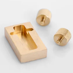 WUTA Leather Edge Dye Applicator Pen with Dual - Head Roller Tool (Brass Edge Oil Box)