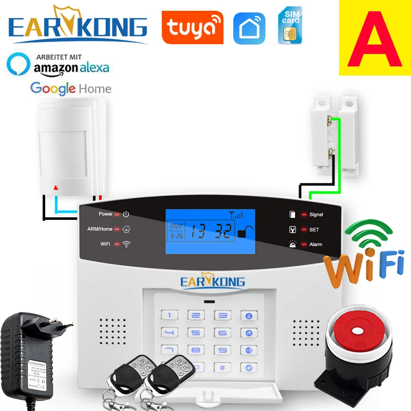 SANNCE GSM Home Burglar Security Alarm System Wireless Accessories