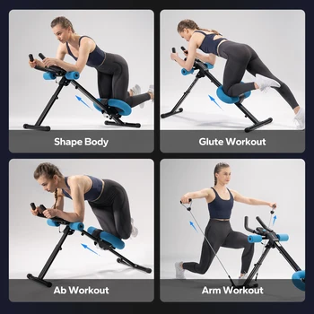 MERACH Adjustable Ab Machine – Foldable Core Trainer 6