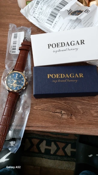POEDAGAR Luxury Watch for Men photo review