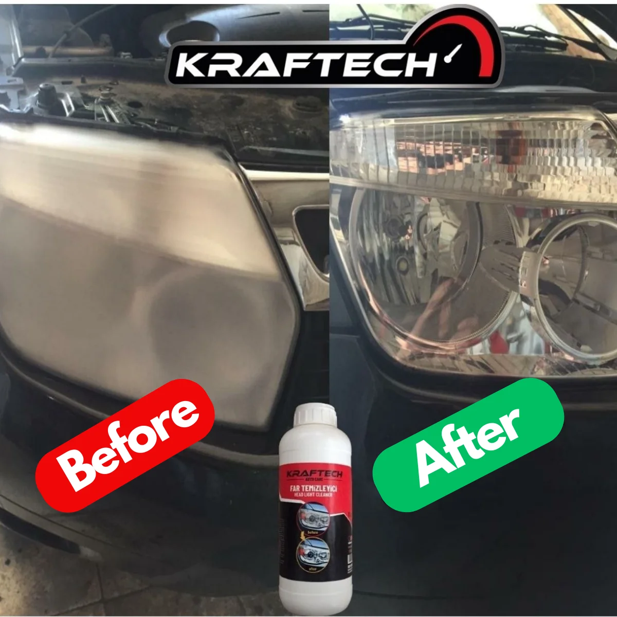 Headlight Cleaner And Restorer Kit Ceramic Car Headlight Cleaner Headlights  Polish Restore Kit No Power Tools Required For Car - AliExpress