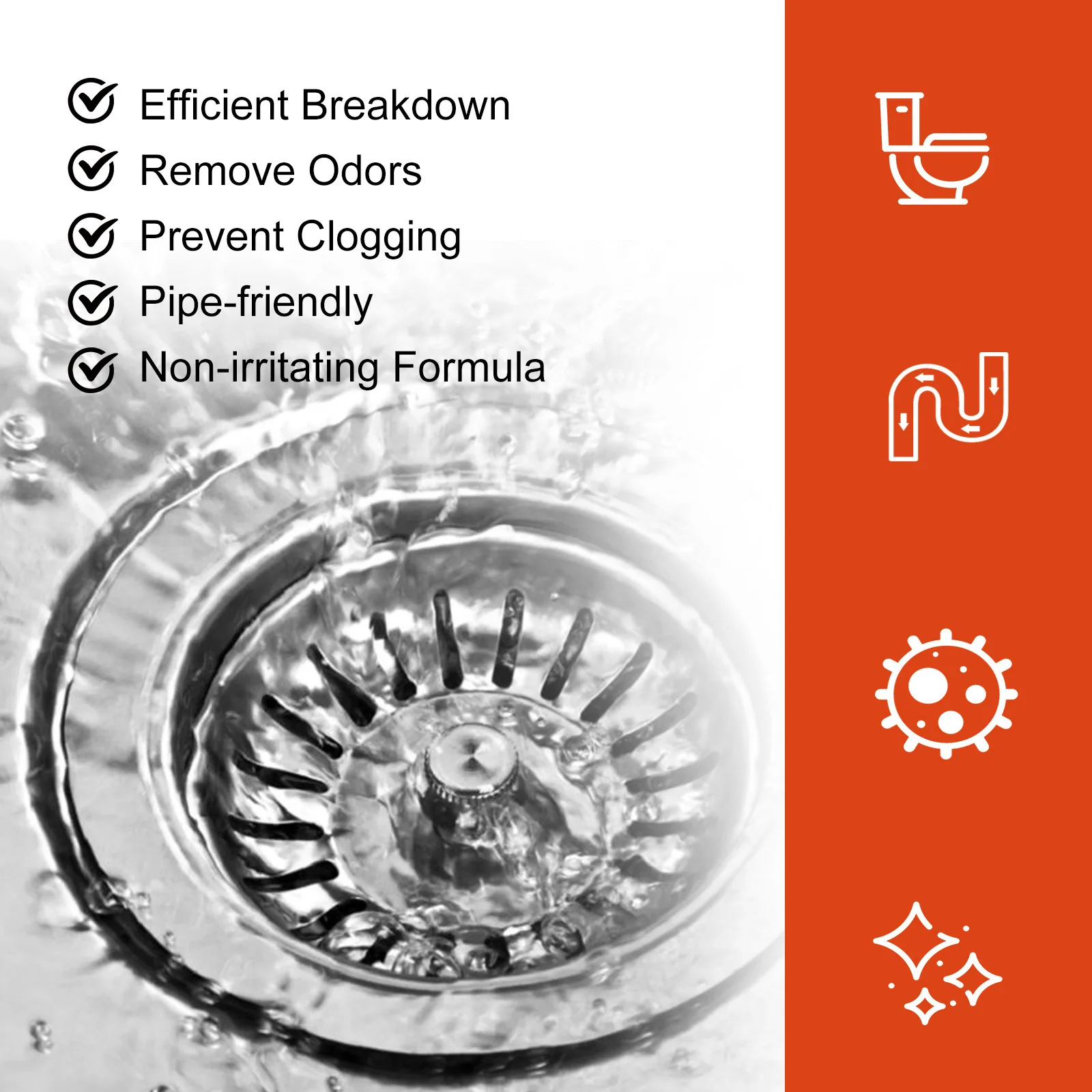 Jakehoe 100g Pipe Clog Dredging Powder Drain Cleaner Deodorant Remove Heavy Oil Dirt Stain Cleaning Toilet Sink Dredge Detergent