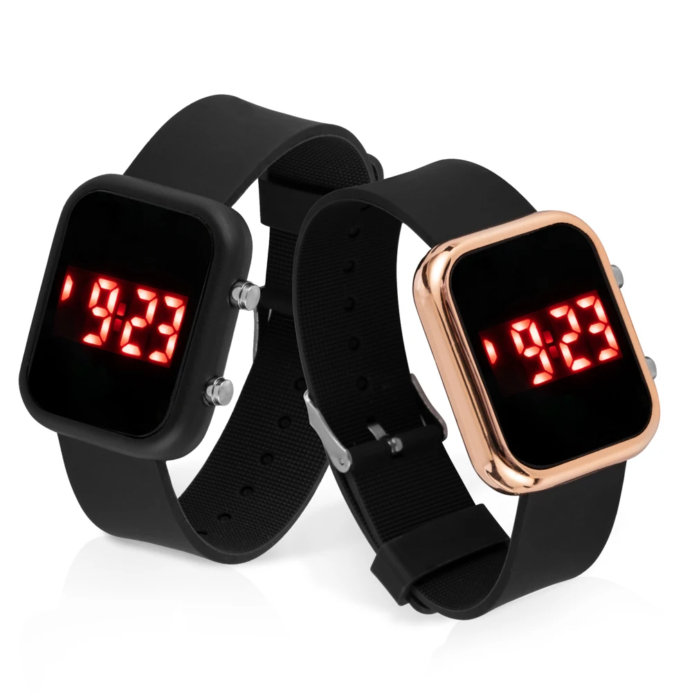 2025 Digital Watches for Women Sports Watches LED Wristwatch Ladies Silicone Strap Elegant Electronic Clock Relojes Digitales - 5