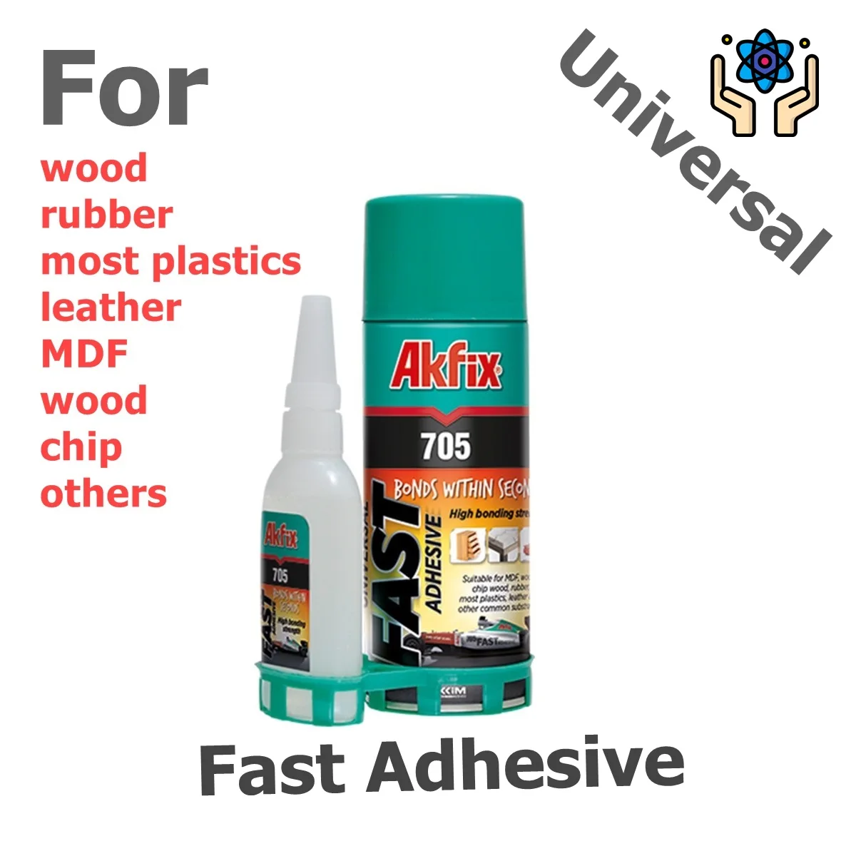 Akfix 705 Big Size 400 Ml Universal High Bonding Strength Fast Adhesive ...
