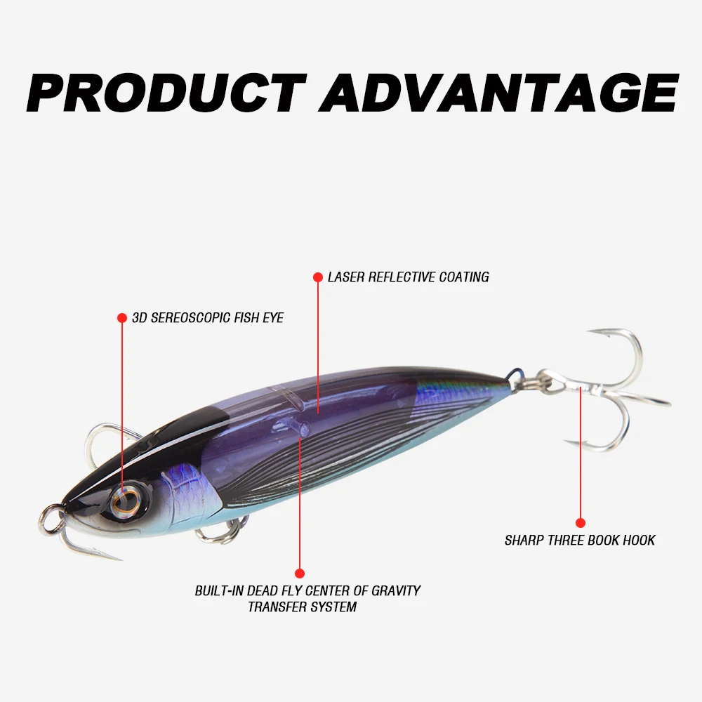 ハントハウス-鉛筆型の釣り用ルアー,マグロ,トローリング,操作に最適な