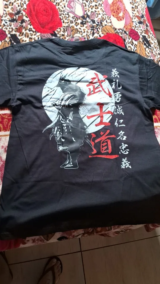 Samurai T Shirt Oversized Pump Cover for Gym