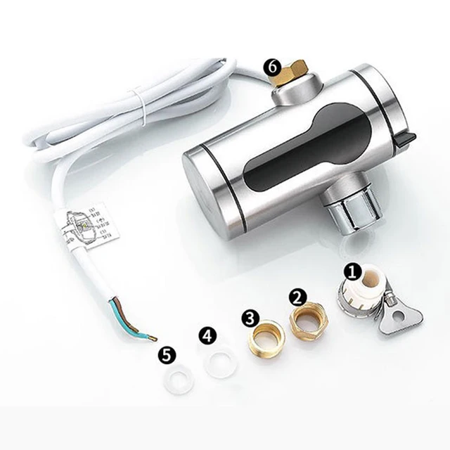Xiaomi Stainless Steel Electric Hot Water Faucet Instant Hot Heating Faucet 8 Xiaomi Stainless Steel Electric Hot Water Faucet Instant Hot Heating Faucet 8